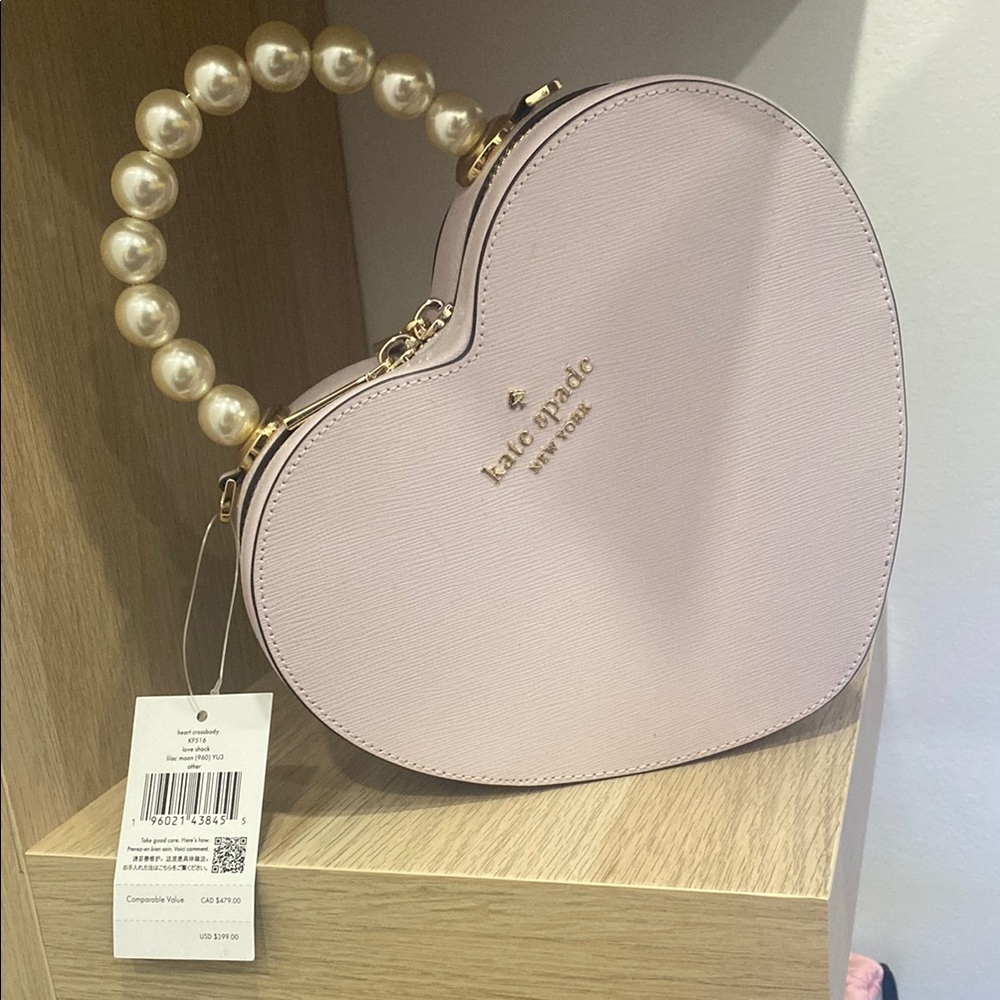 Kate Spade Pink Mini Bag with Metallic Accents